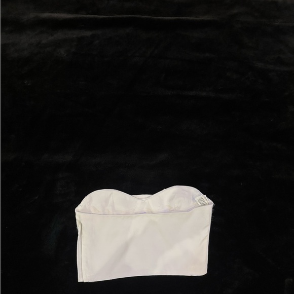 Zara crop top with rhinestone top XS/S - Picture 3 of 4